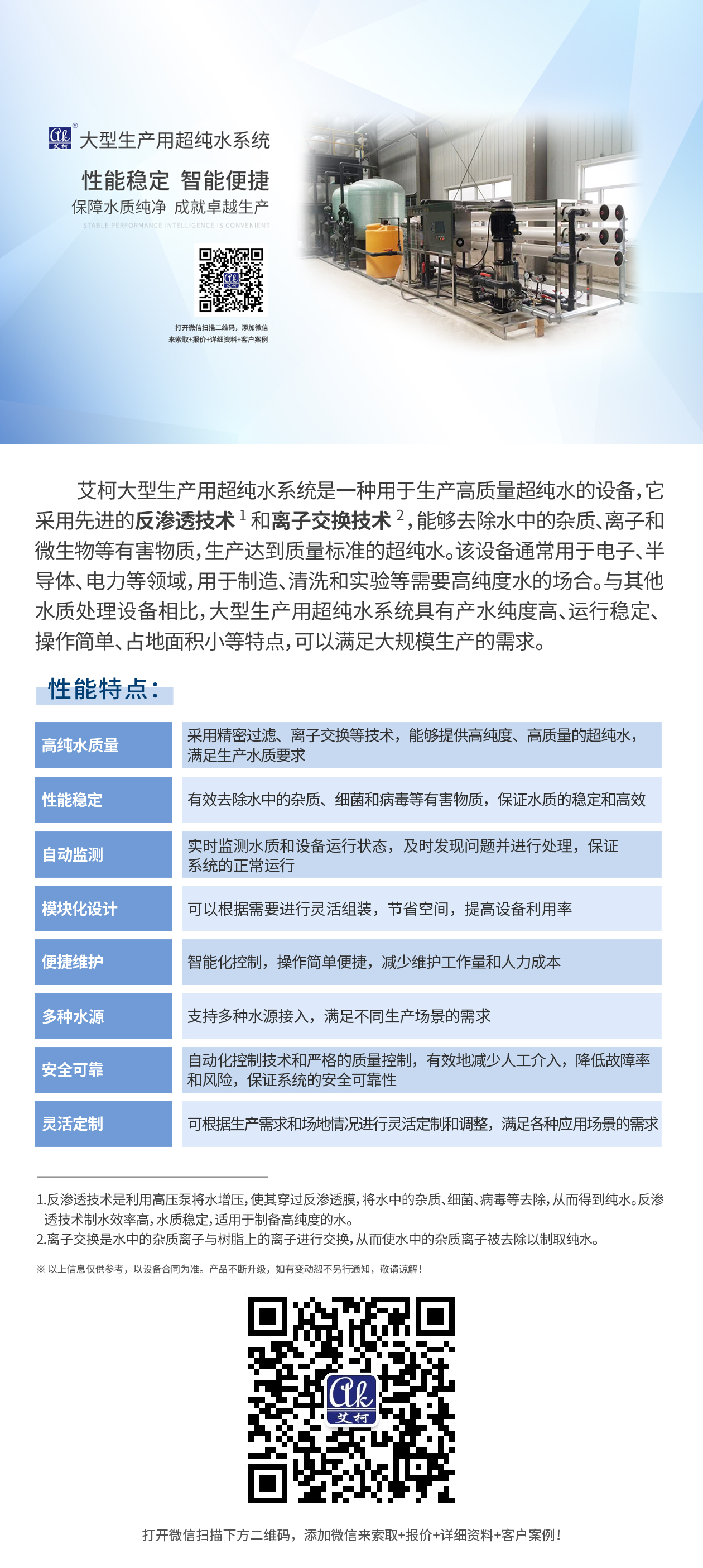 工業用超大型超純水設備插圖